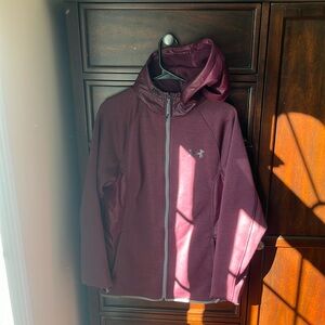 Maroon Under Armor Zip Up hoodie